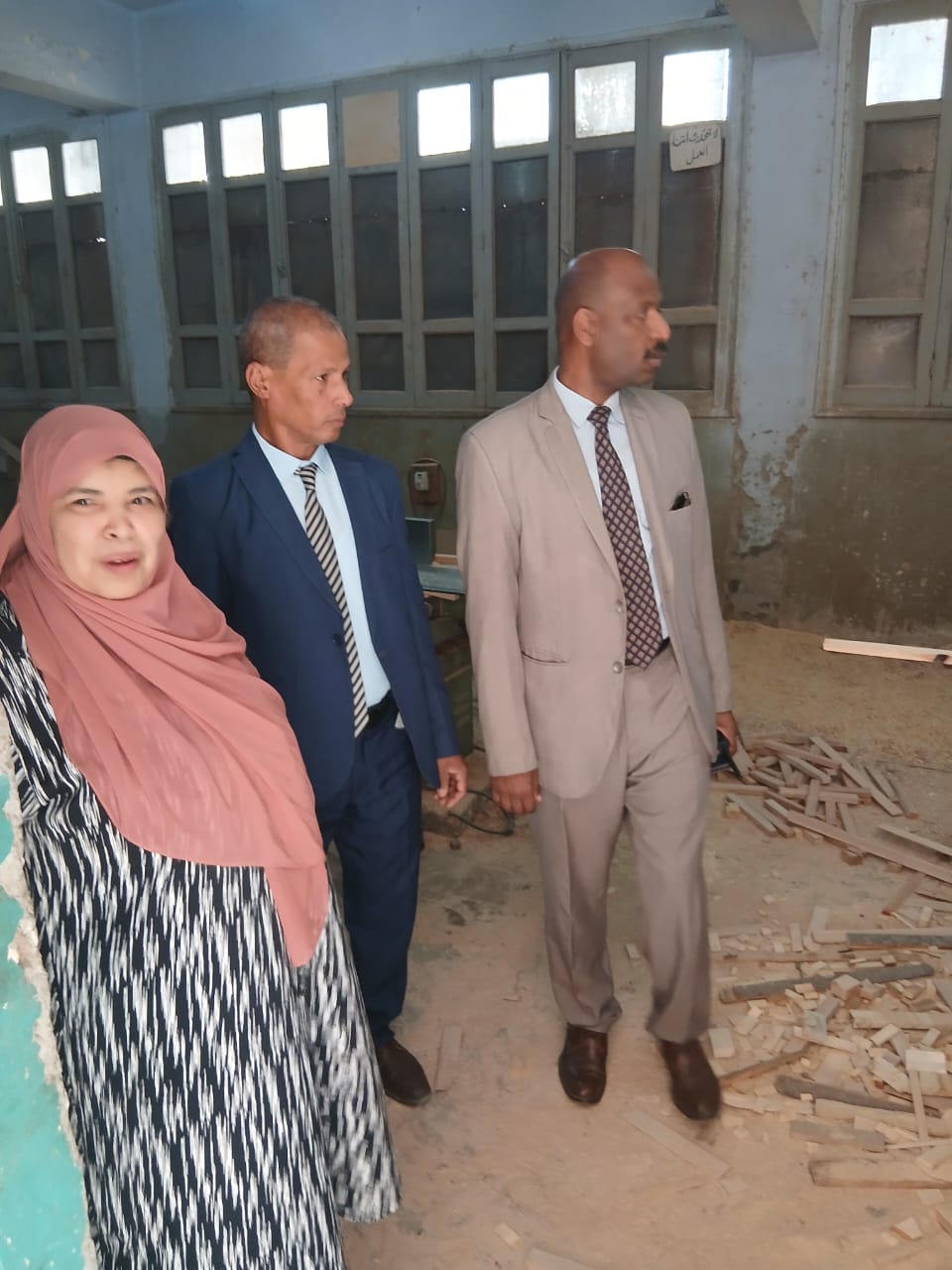 جولة وكيل التضامن داخل مركز التكوين المهنى بالأقصر
