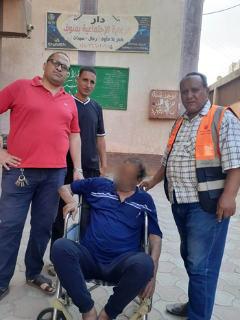 محافظ المنوفية يوجه بتسكين مواطن بلا مأوى بمؤسسة الرعاية الاجتماعية