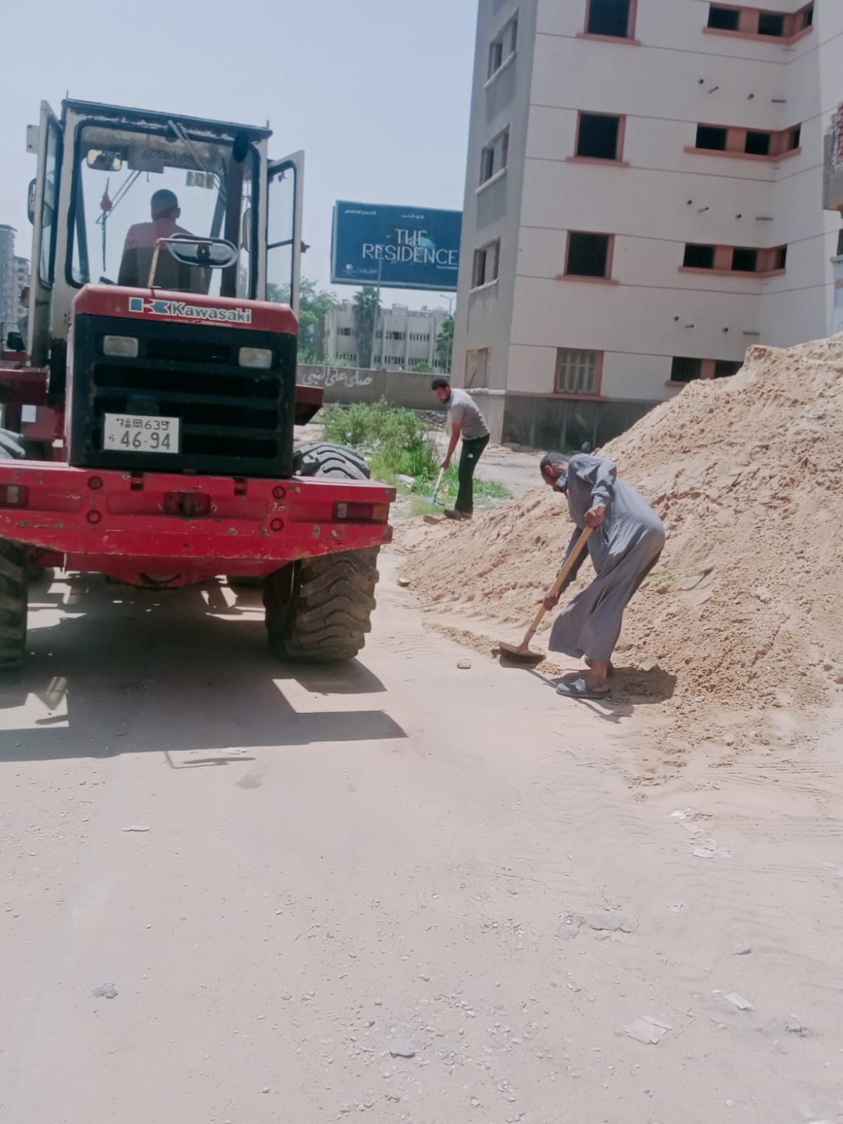 جانب من أعمال تطوير المنطقة جانب من أعمال تطوير المنطقة