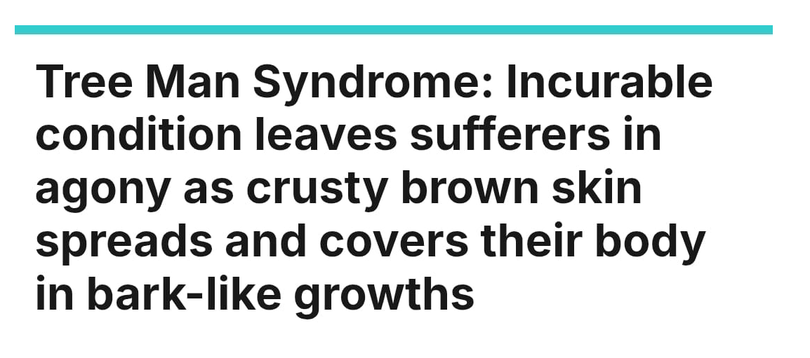 متلازمة الرجل الشجرة