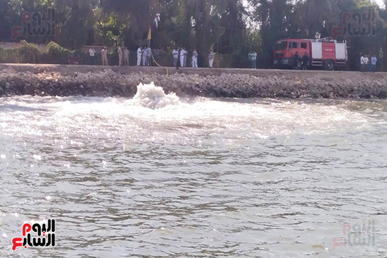 انفجار-خط-غاز-ببحر-مويس-في-عزبة-أبو-فرج-ببنها-بسبب-خطأ-سائق-حفار