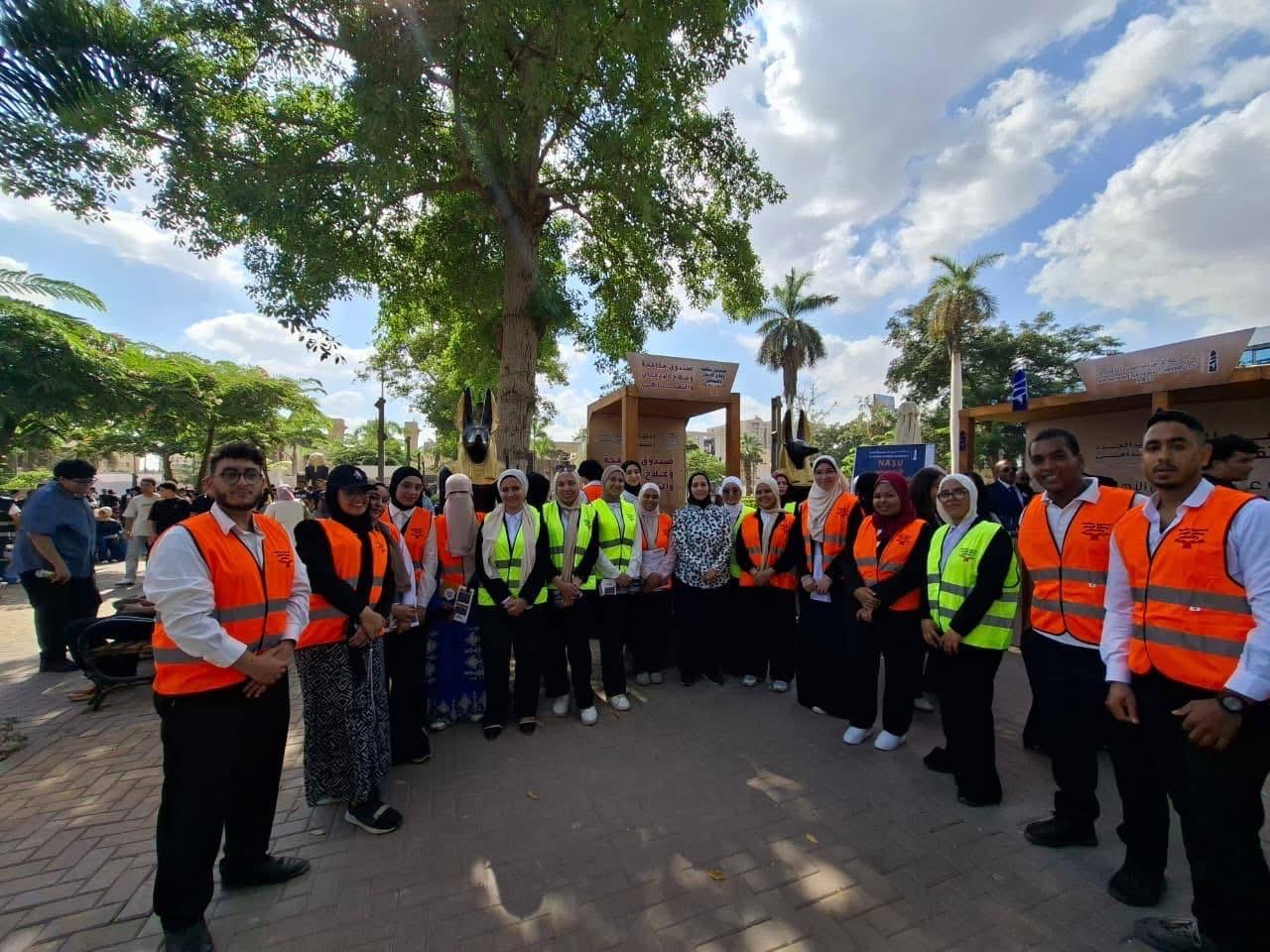 بيوت التطوع لصندوق مكافحة الإدمان بالجامعات تستقبل الطلاب لرفع الوعى بخطورة التعاطى