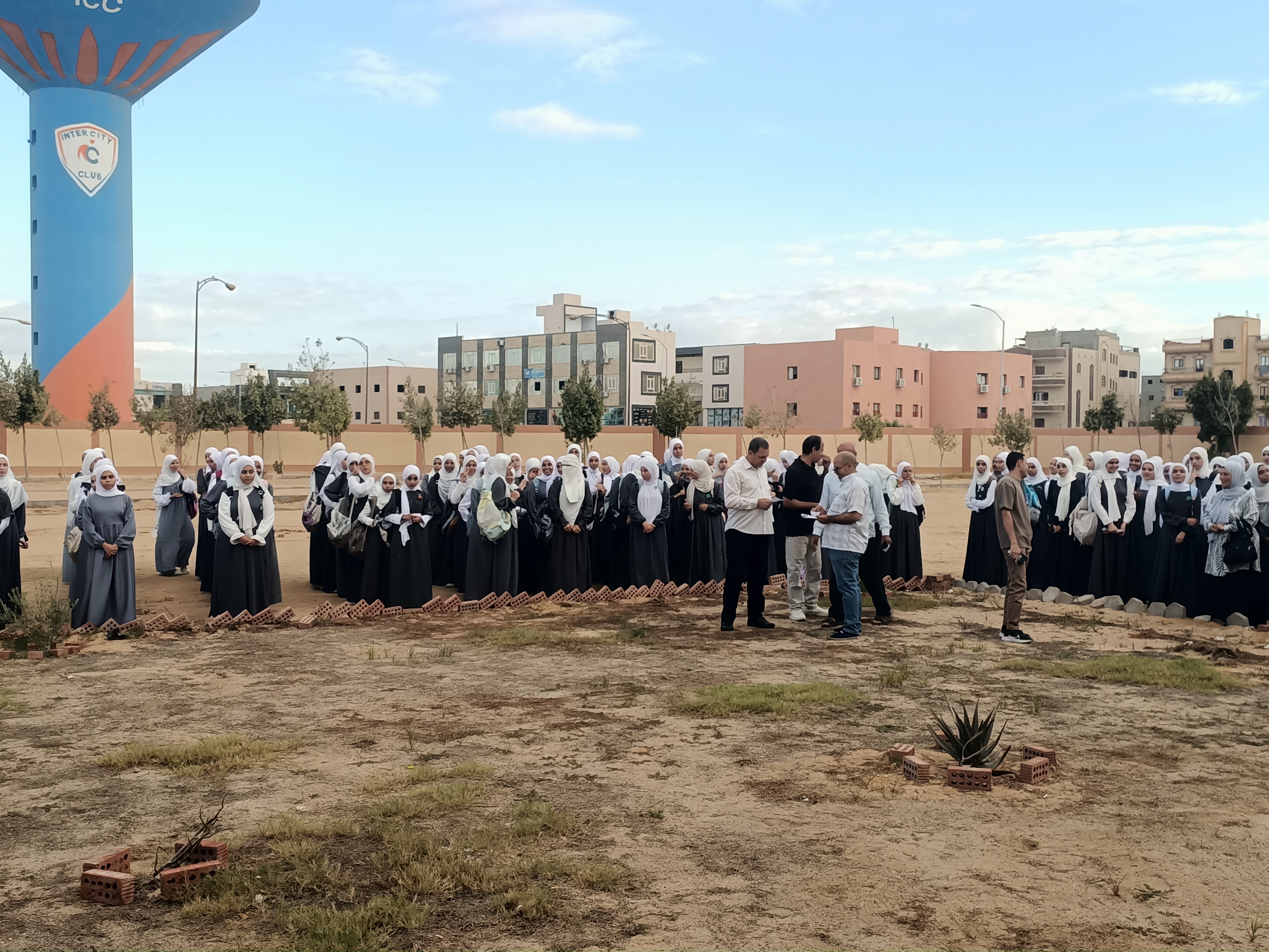 طابور الصباح بمدارس المنوفية فى أول يوم دراسة (3)