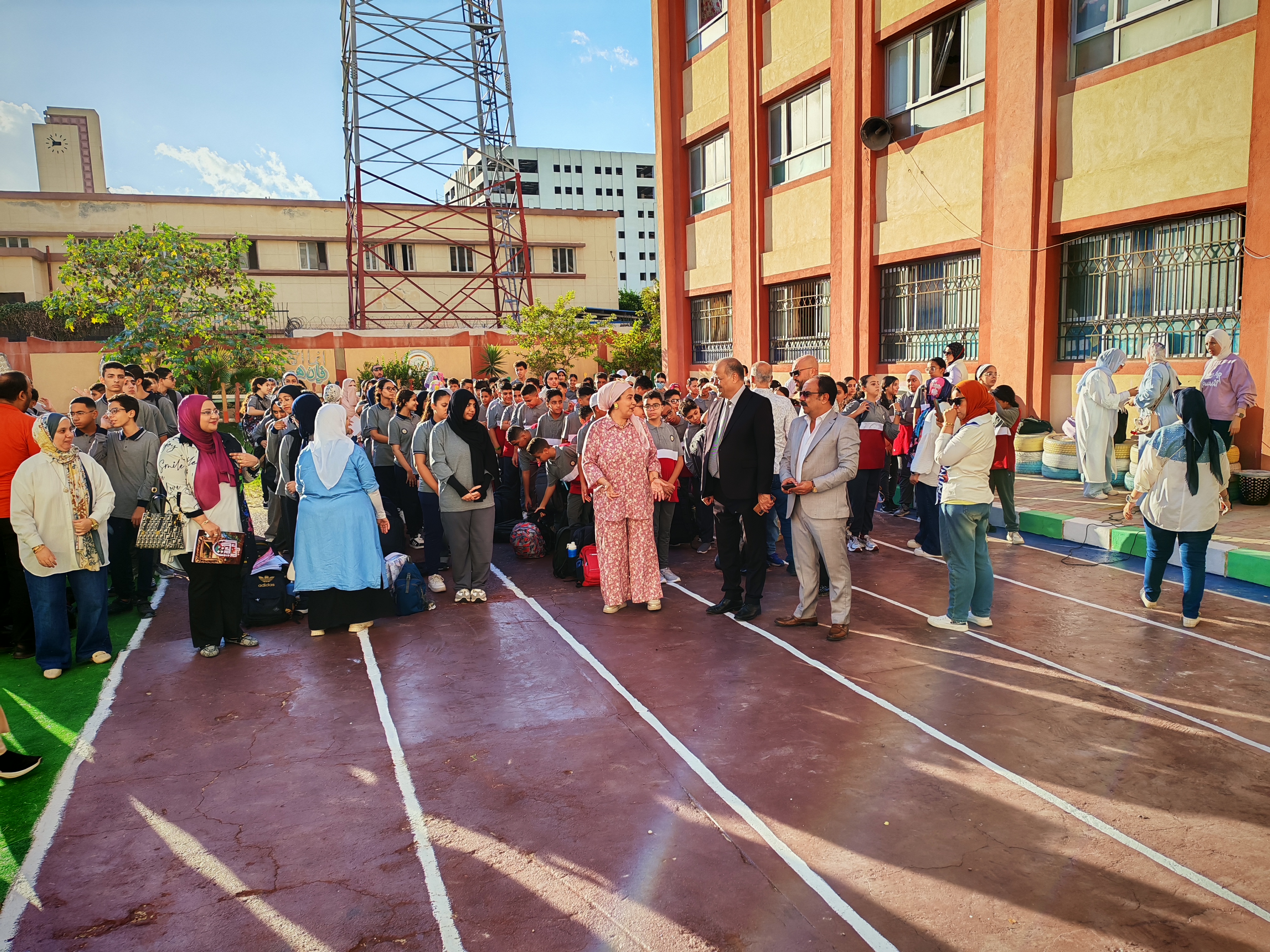 الطابور في الصباح