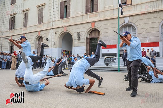 الشرطة المدرسية داخل مدرسة السعيدية العسكرية