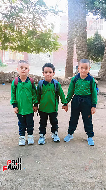 فرحة أول يوم دراسة