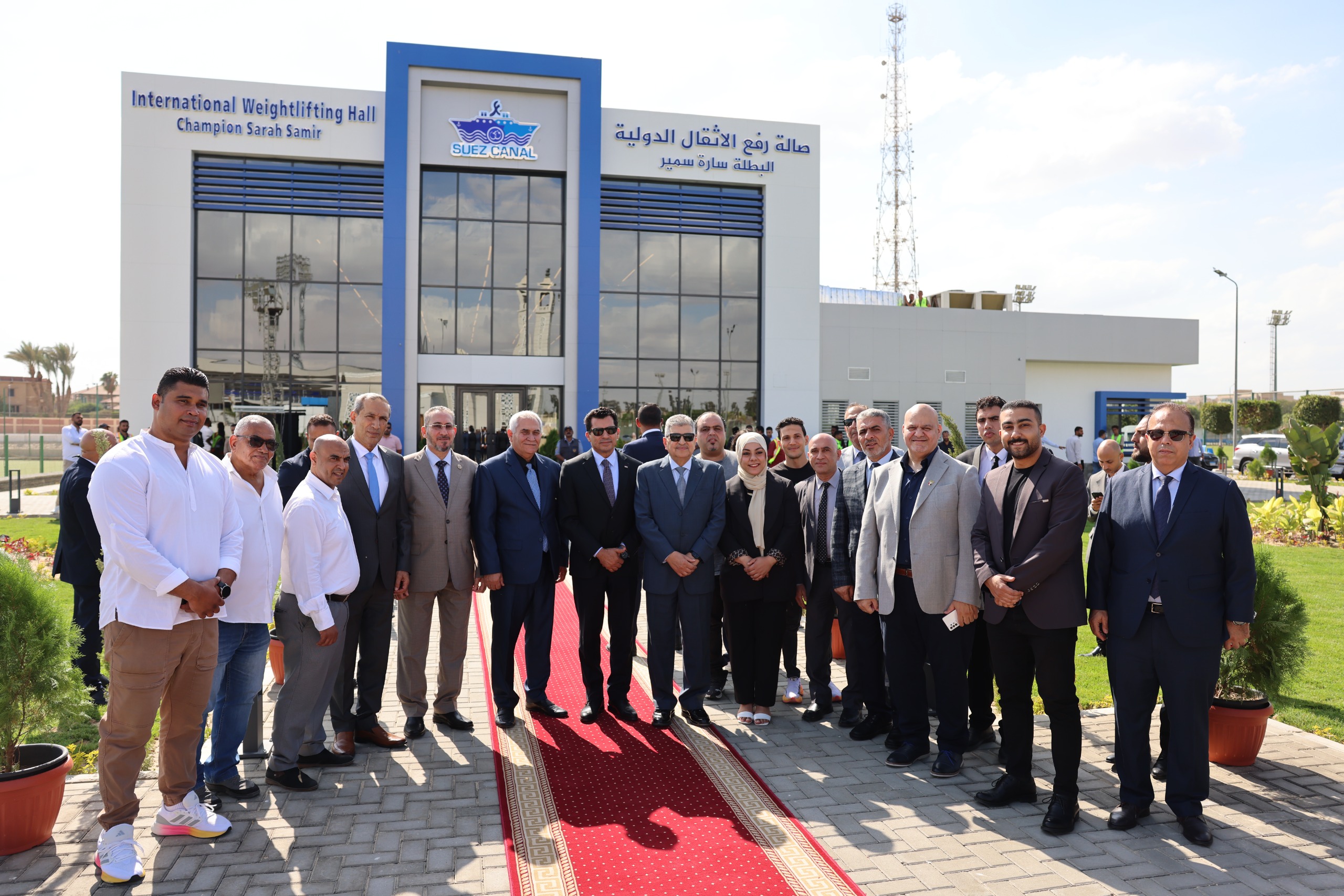 افتتاح الصالة الدولية لرفع الأثقال سارة سمير