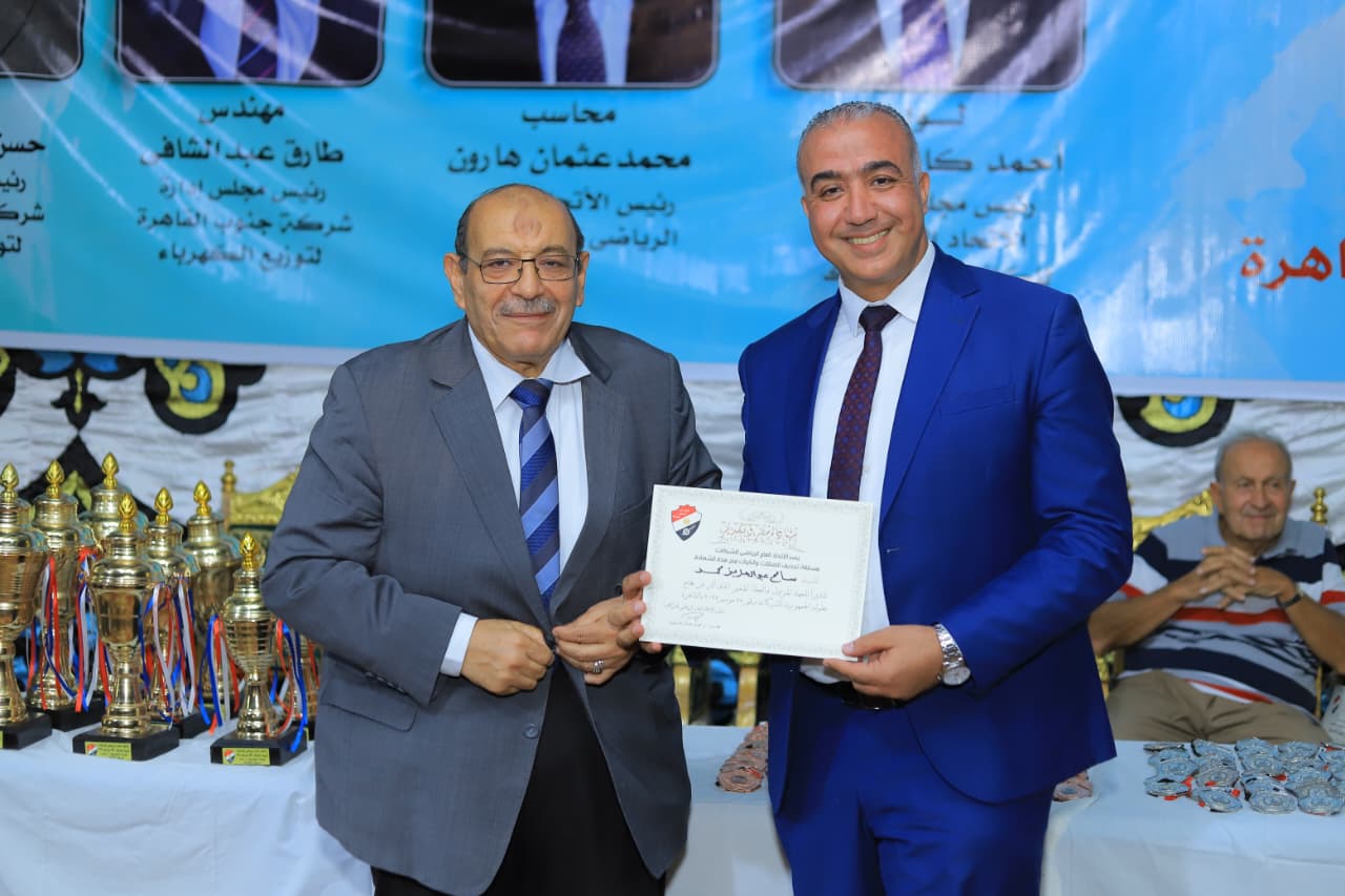 تكريم شمال القاهرة في رياضة التجديف