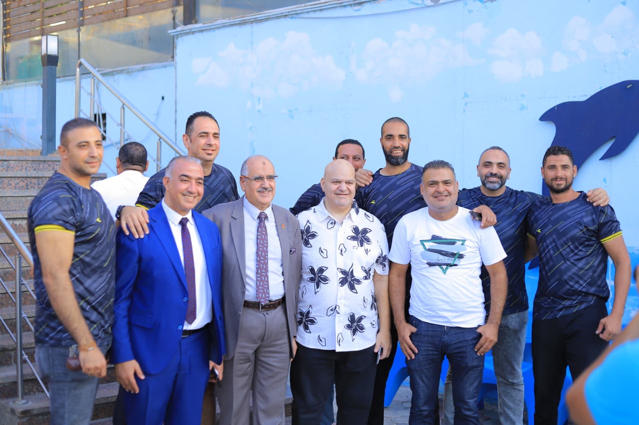 المكرمين في يحفل التجديف