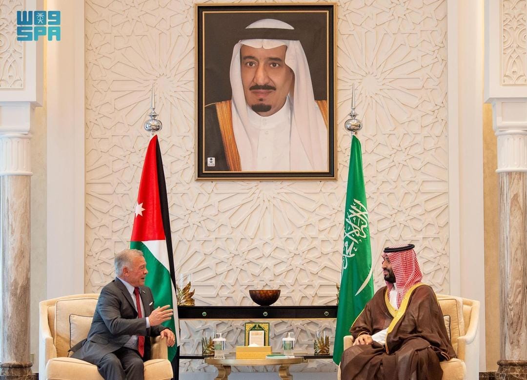 الأمير سلمان بن عبدالعزيز وملك الأردن
