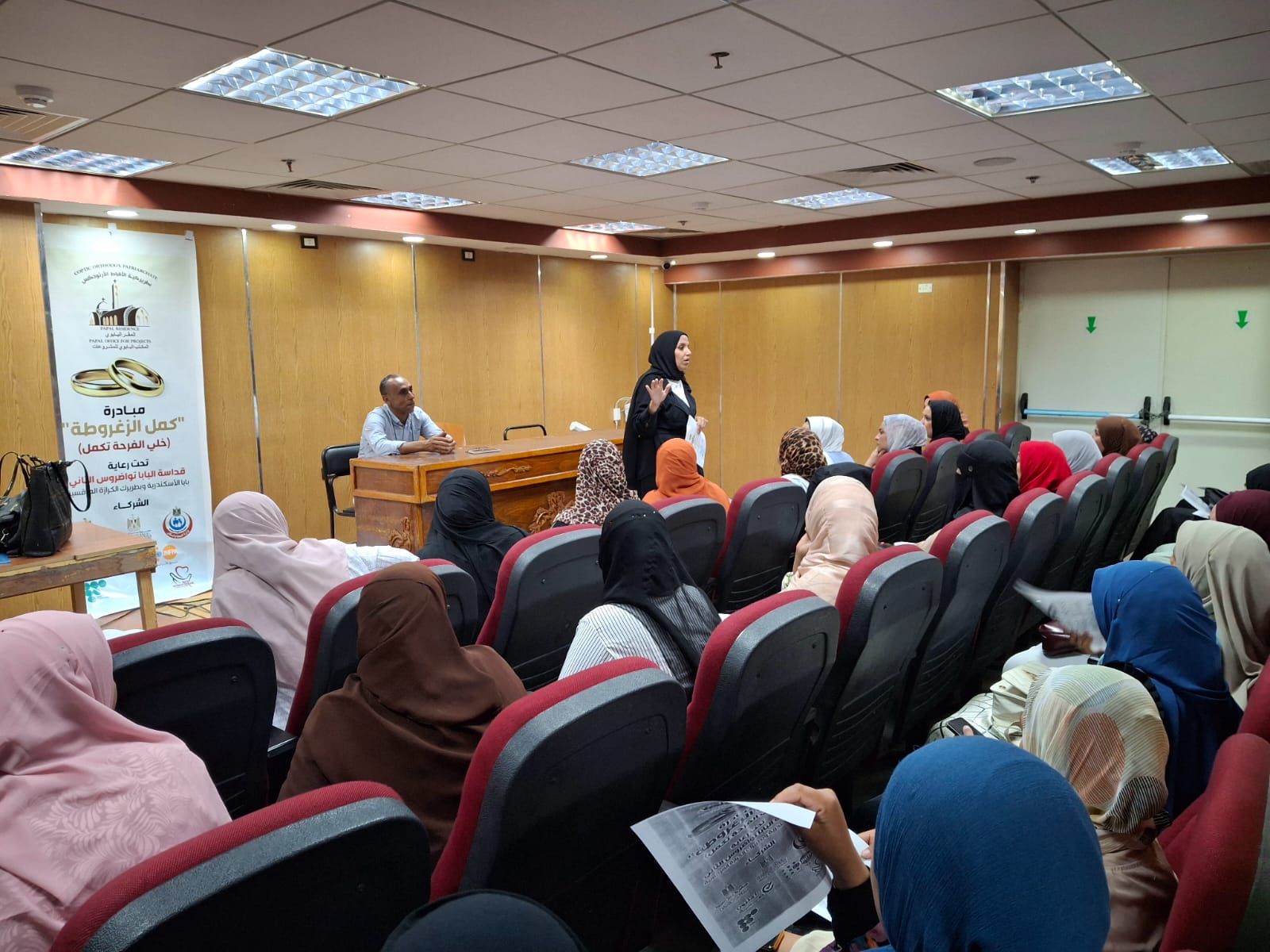 المشاركون فى مبادرة كمل الزغروطة خلى الفرحة تكمل بالأقصر