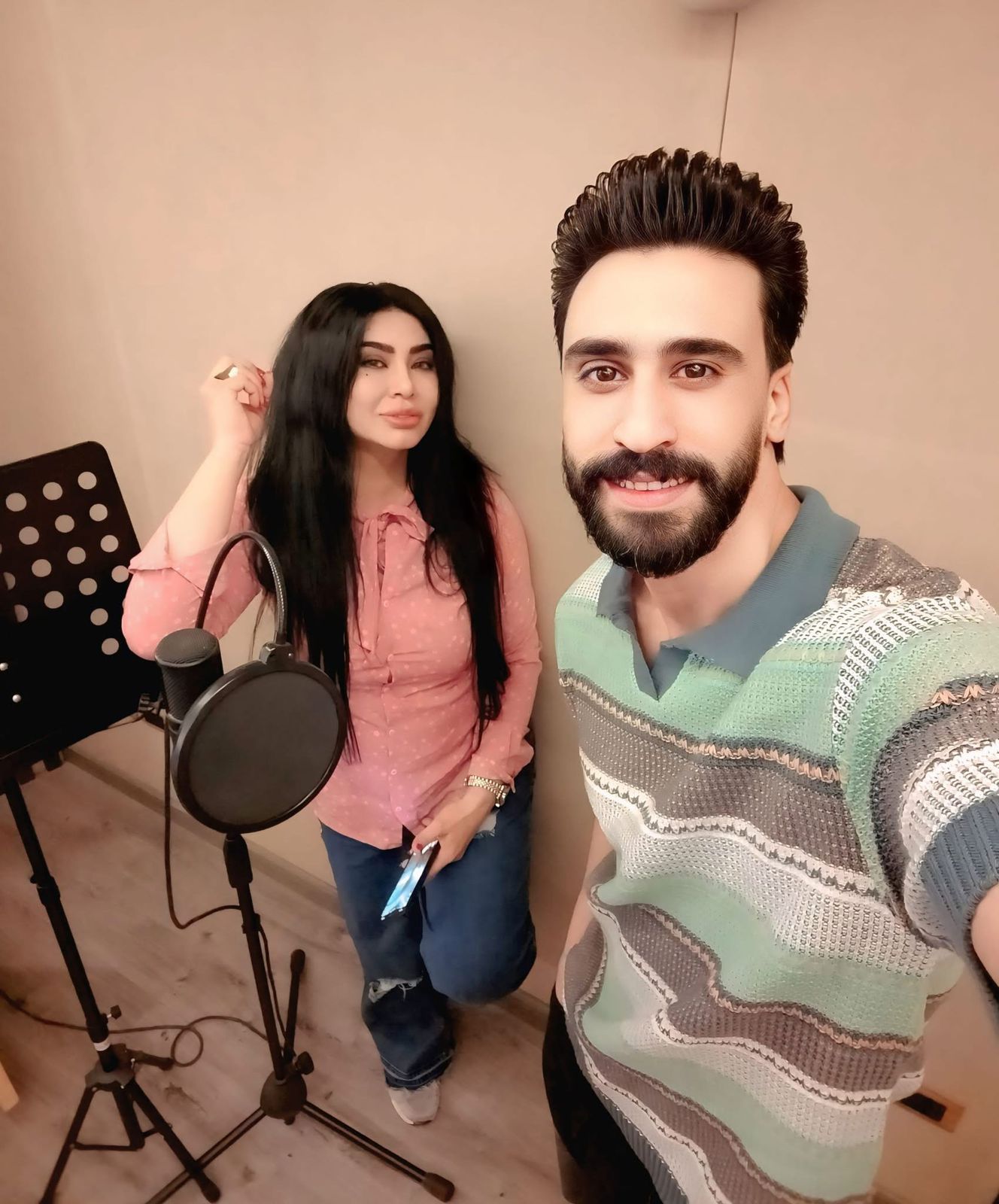 مروى اللبنانية والملحن محمد مصطفى