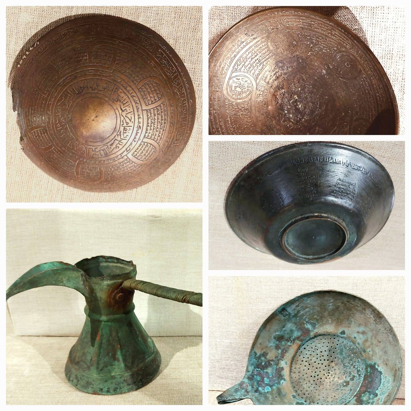 قطع أثرية يعرضها متحف كفر الشيخ  ضمن معرض تاريخي أثري (3)