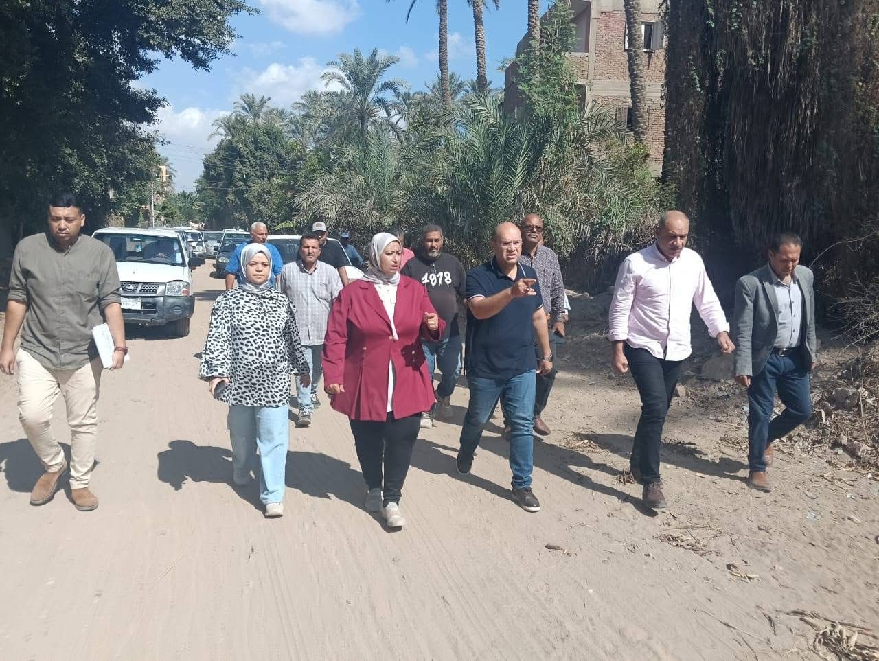 جانب من جولة نائب محافظ الجيزة