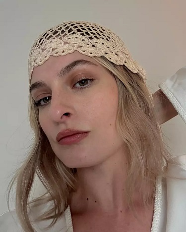 القبعة الكروشيه الصغيرة