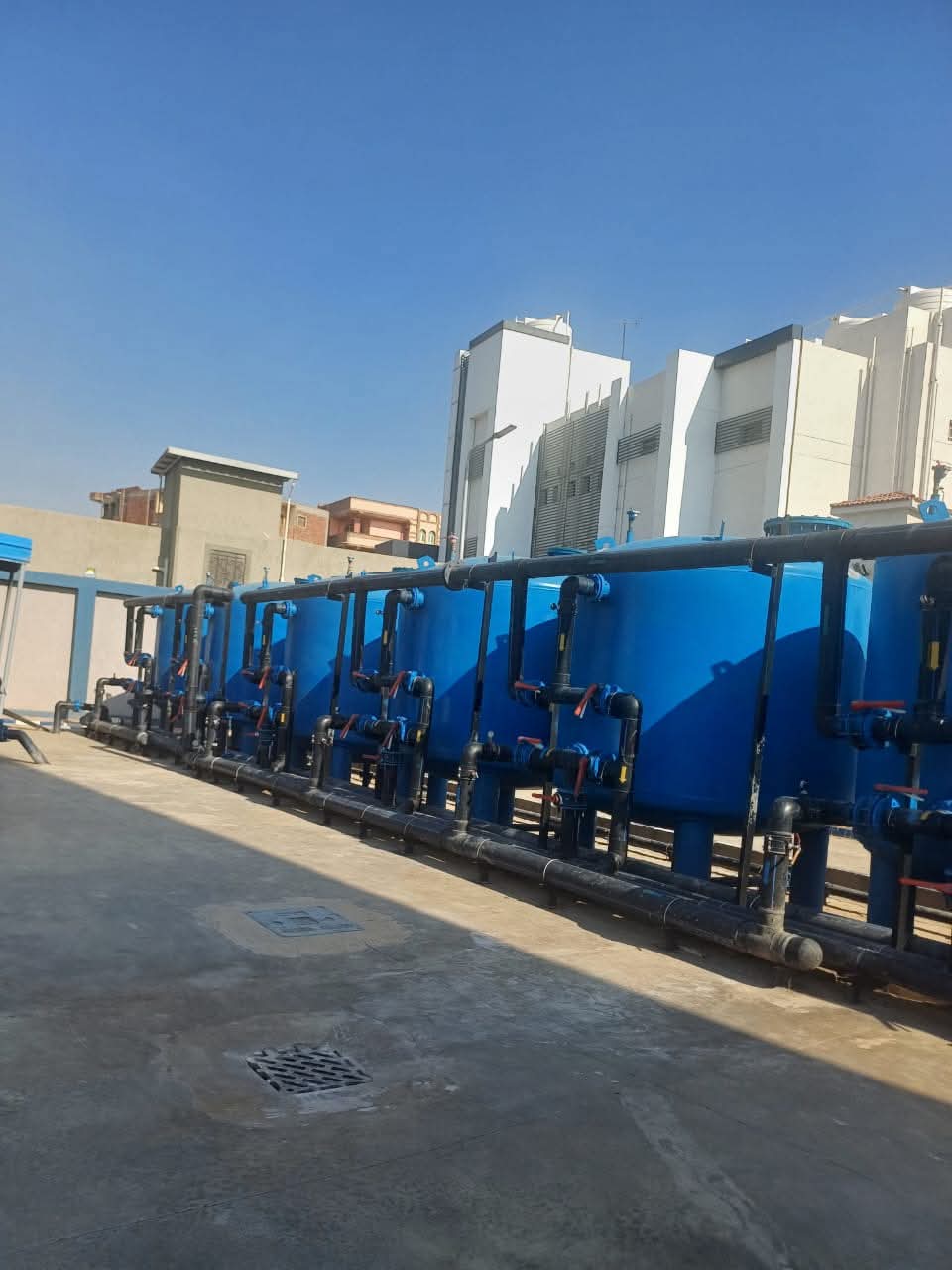 محطة مياة قرية شرشابة