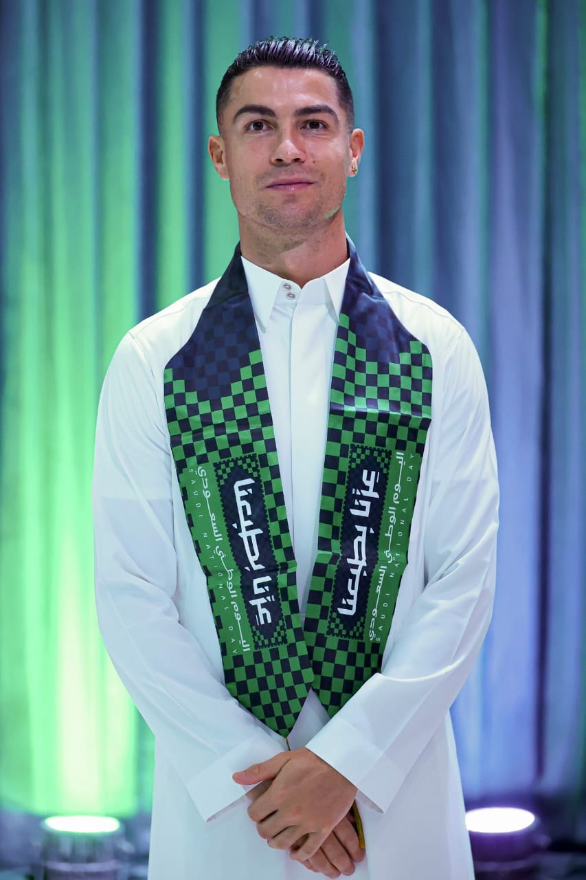رونالدو بالزي السعودي في اليوم الوطني