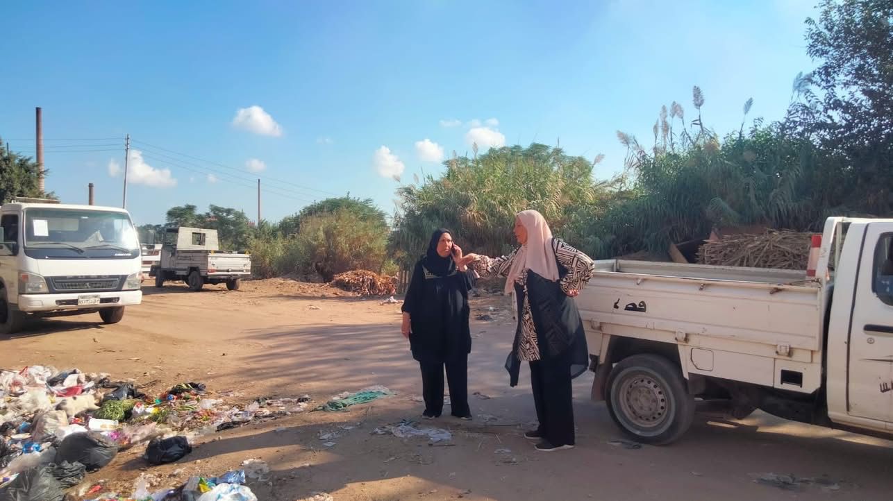 جهود الوحدات المحلية فى تحسين مستوى النظافة بقويسنا