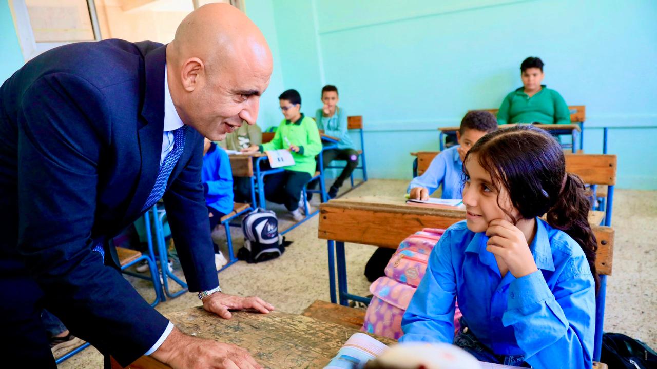 جولة وزير التعليم داخل الفصول
