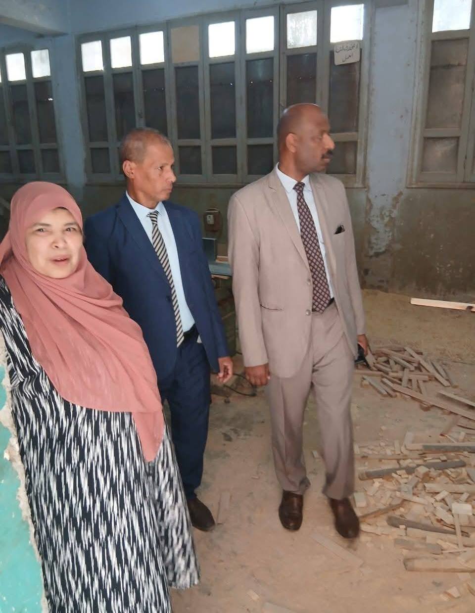 متابعة العمل داخل مركز التكوين والتدريب المهنى بالأقصر