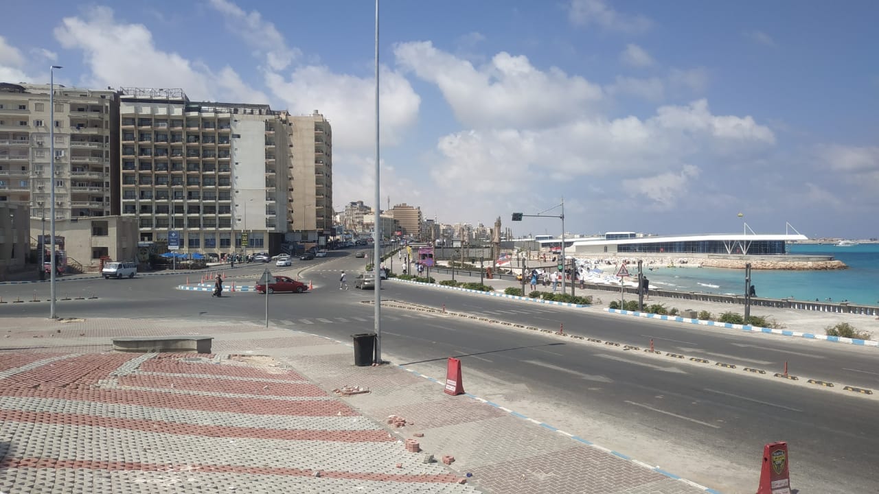 كورنيش مطروح بعد تطويره