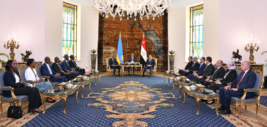 الرئيس السيسى ورئيس رواندا بول كاجامى (13)