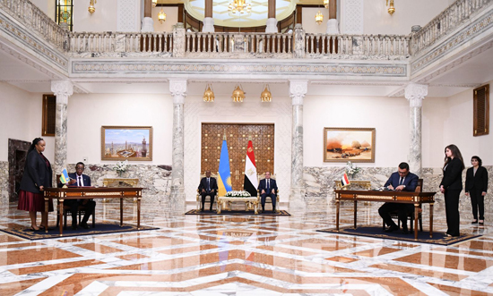 الرئيس السيسى ورئيس رواندا بول كاجامى (8)