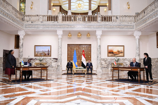 الرئيس السيسى ورئيس رواندا بول كاجامى (9)