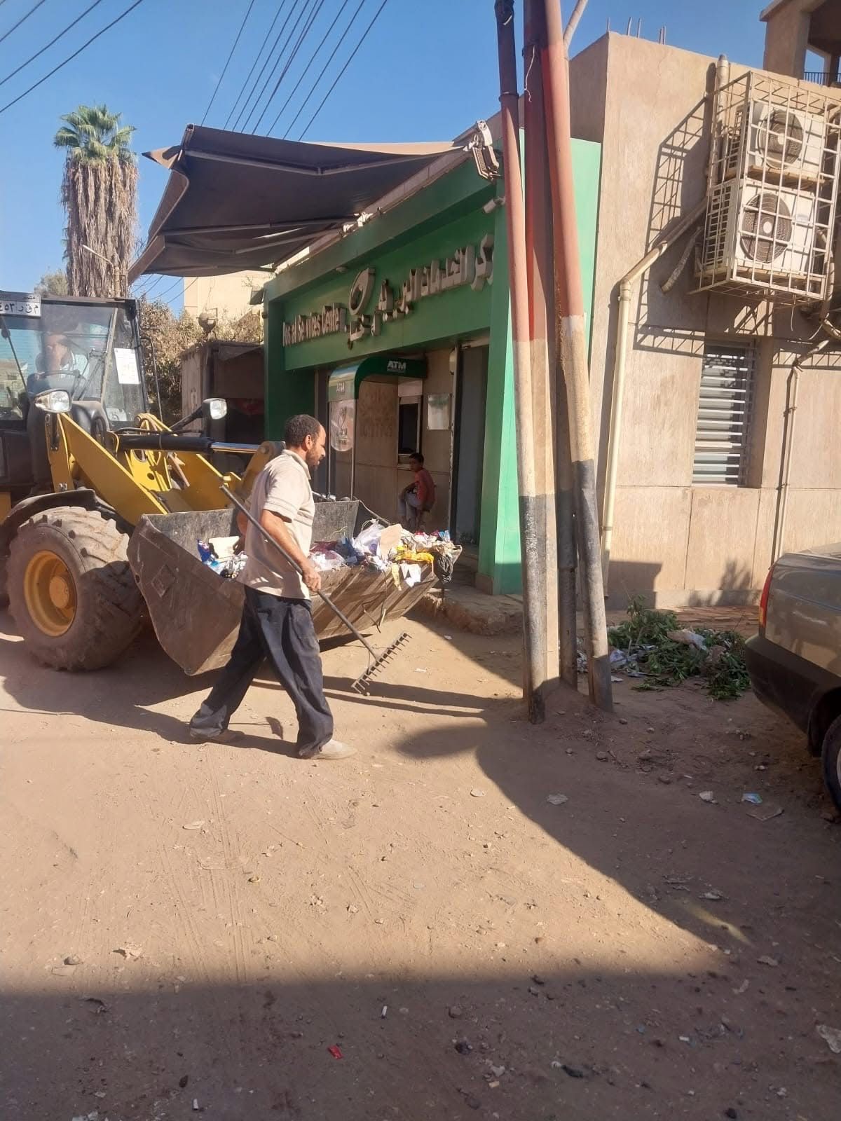 رفع القمامة وتحسين مستوى النظافة بقويسنا