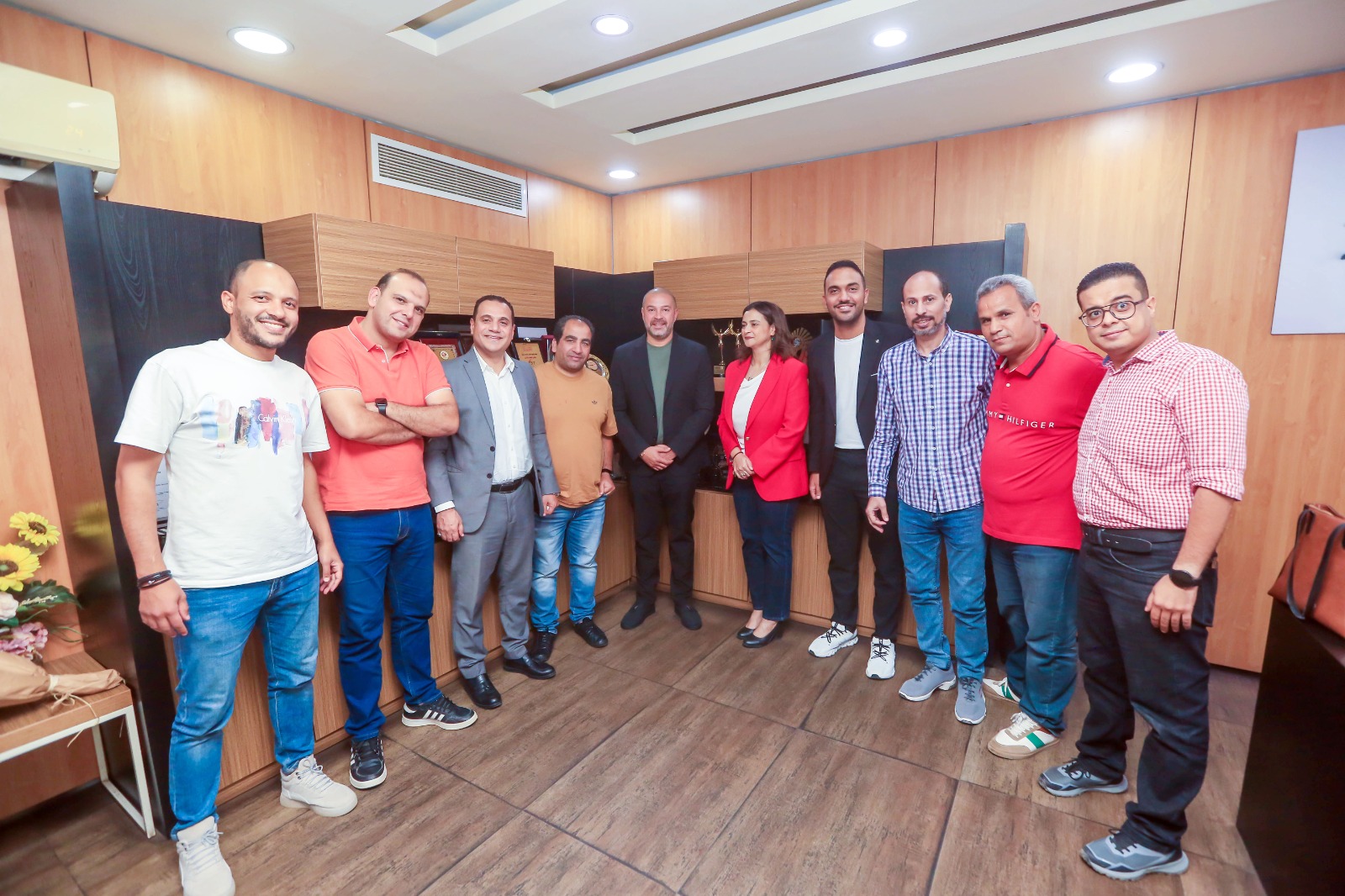 أحمد دياب يزور اليوم السابع (8)