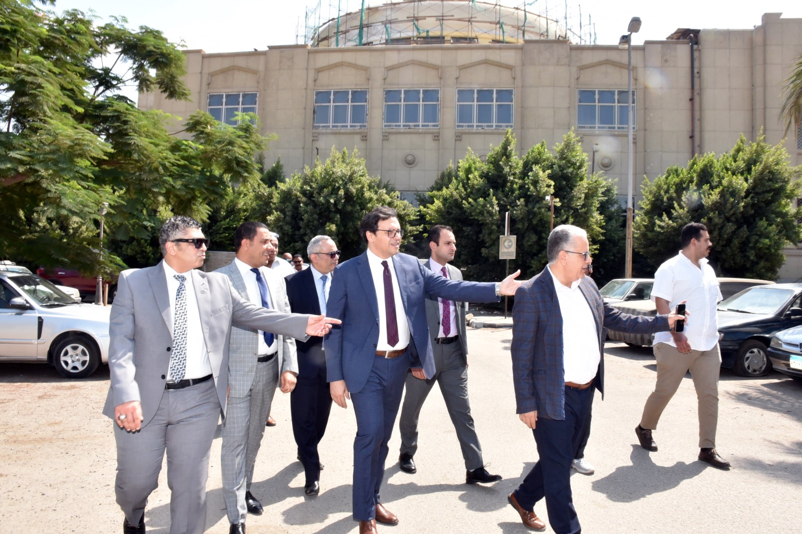 جانب من الزيارة