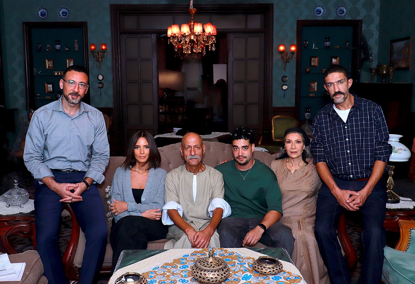 عائلة ايمان العاصى فى مسلسل قسمة العدل