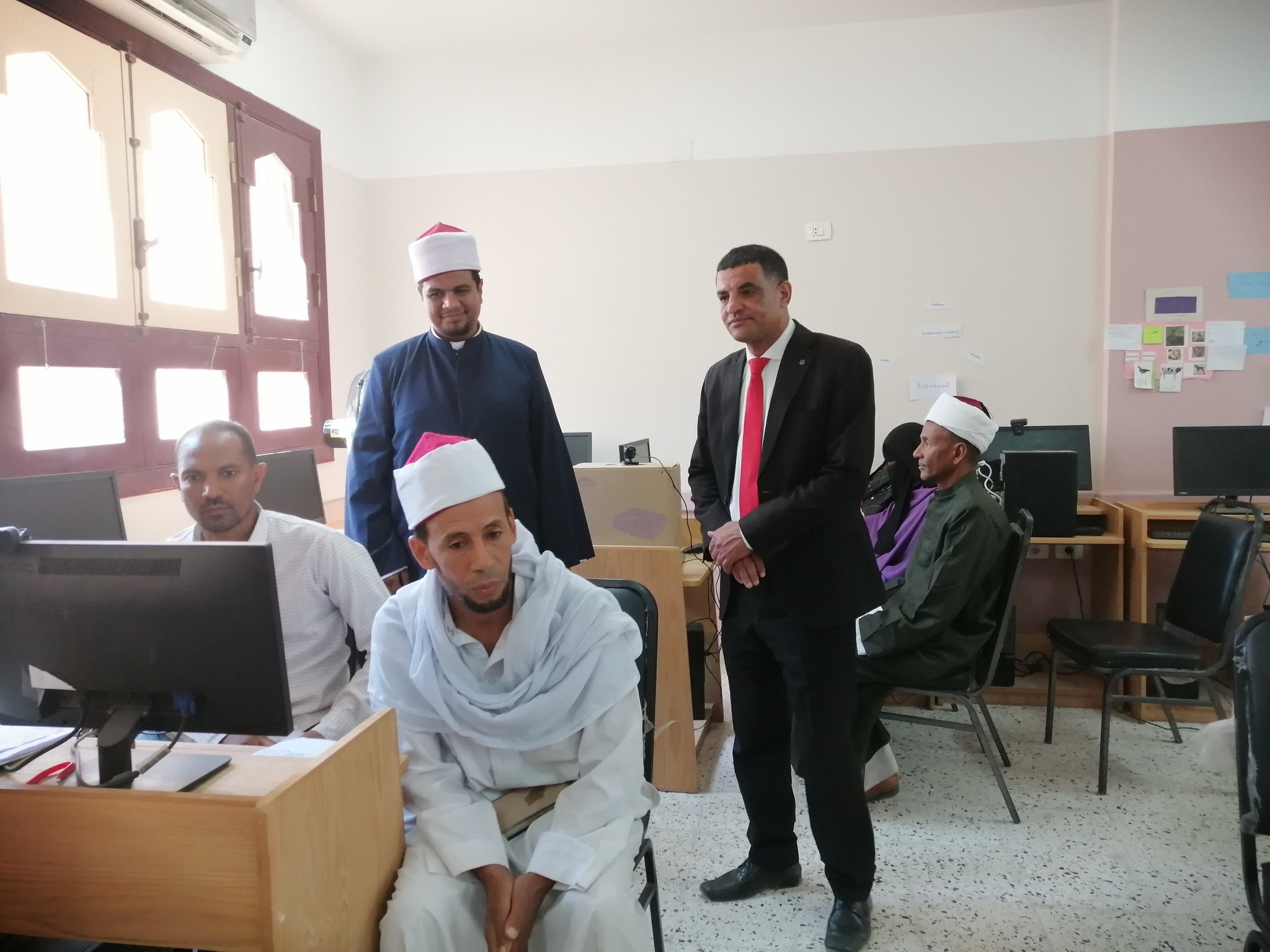 فعاليات إمتحانات الشفهي للقبول بمعاهد القراءات للعام الجديد