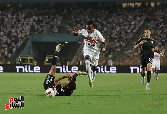 الشوط الثانى من مباراة الزمالك والجونة