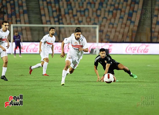 ناصر ماهر خلال المباراة ناصر ماهر خلال المباراة