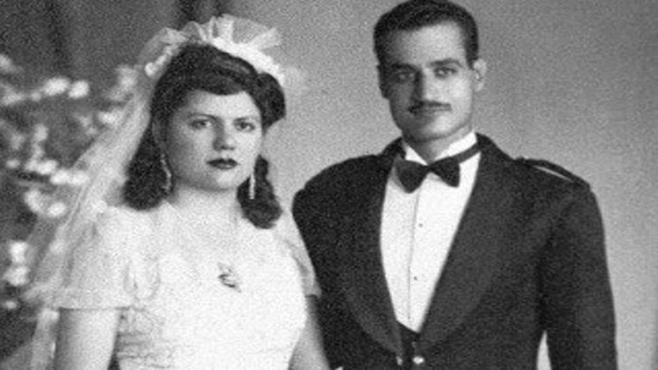 الرئيس الراحل جمال عبد الناصر وزوجته تحية الرئيس الراحل جمال عبد الناصر وزوجته تحية