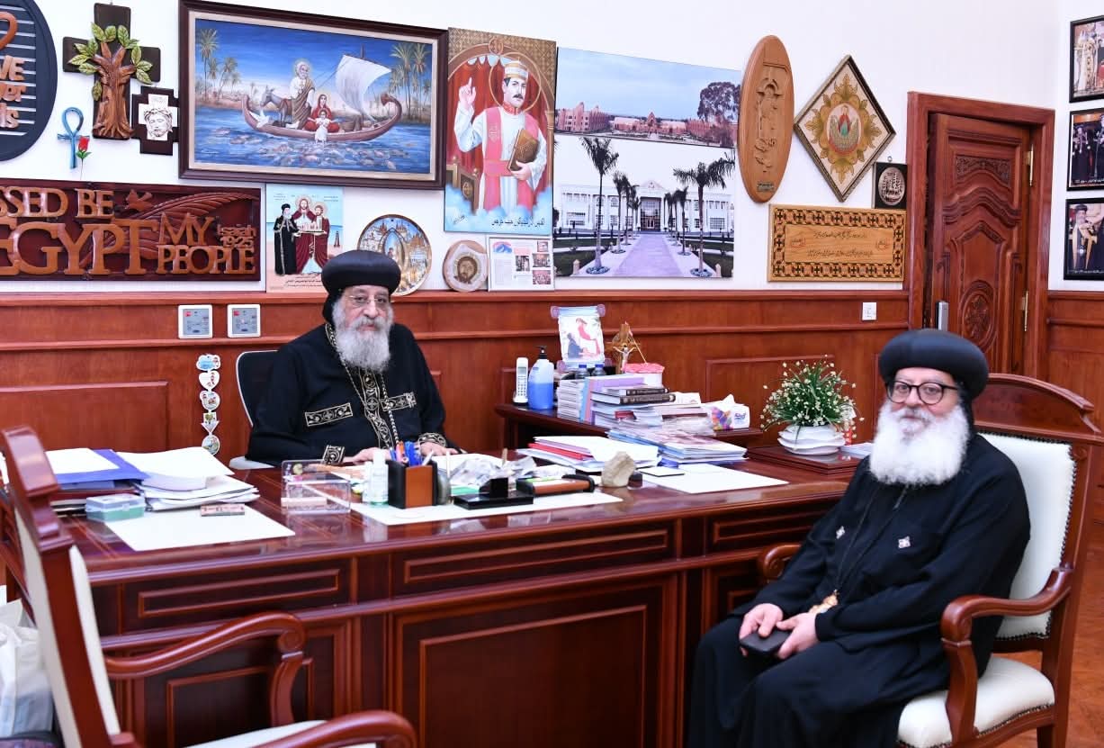 قداسة البابا يستقبل نيافة الأنبا چيوڤاني