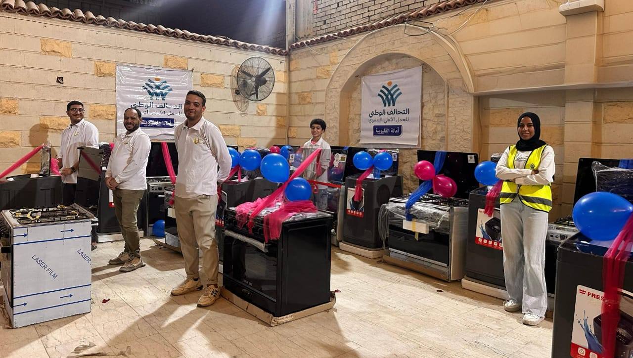 التحالف الوطني للعمل الأهلي التنموي بالقليوبية يطلق موسم تجهيز العرائس لـ 250 عروسة (4)