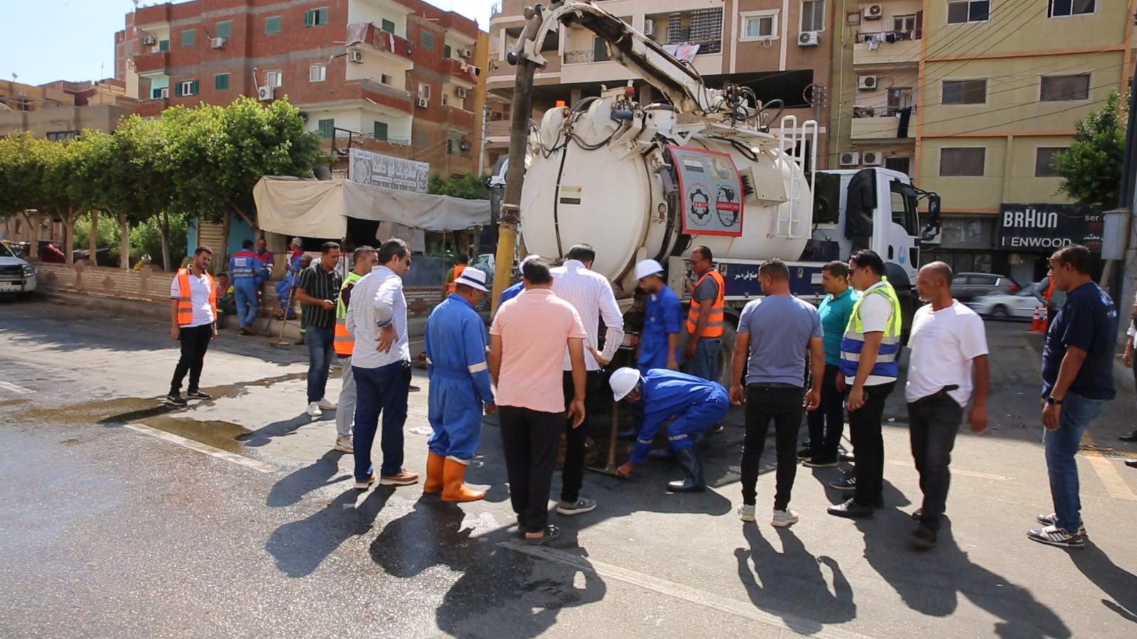 تطبيق المحاكاة الحية لمواجهة تجمعات مياه الأمطار والسيول استعدادًا لموسم شتاء