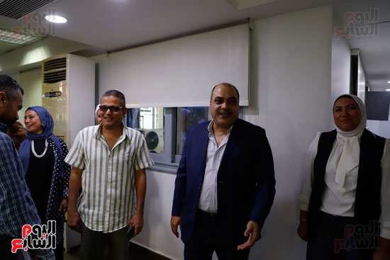 الدكتور محمد الباز وعبد الفتاح عبد المنعم رئيس تحرير اليوم السابع (5)