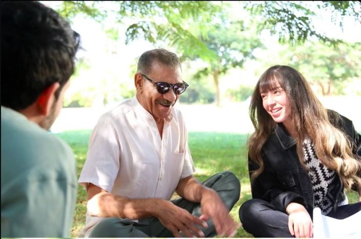 سيد رجب وفرح الزاهد من كواليس مسلسل لينك