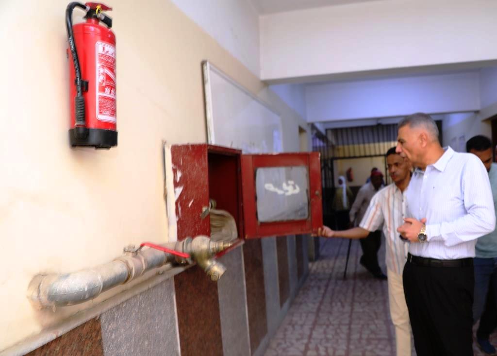 محافظ اسوان يتفقد منظومة الحماية المدتية محافظ اسوان يتفقد منظومة الحماية المدتية