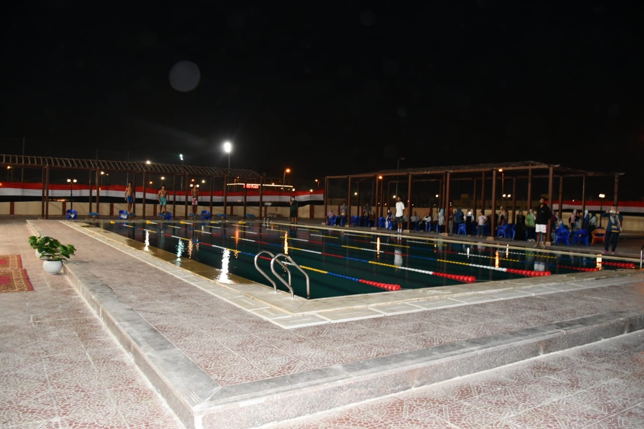 افتتاح حمام سباحة الشيخ زايد (4)