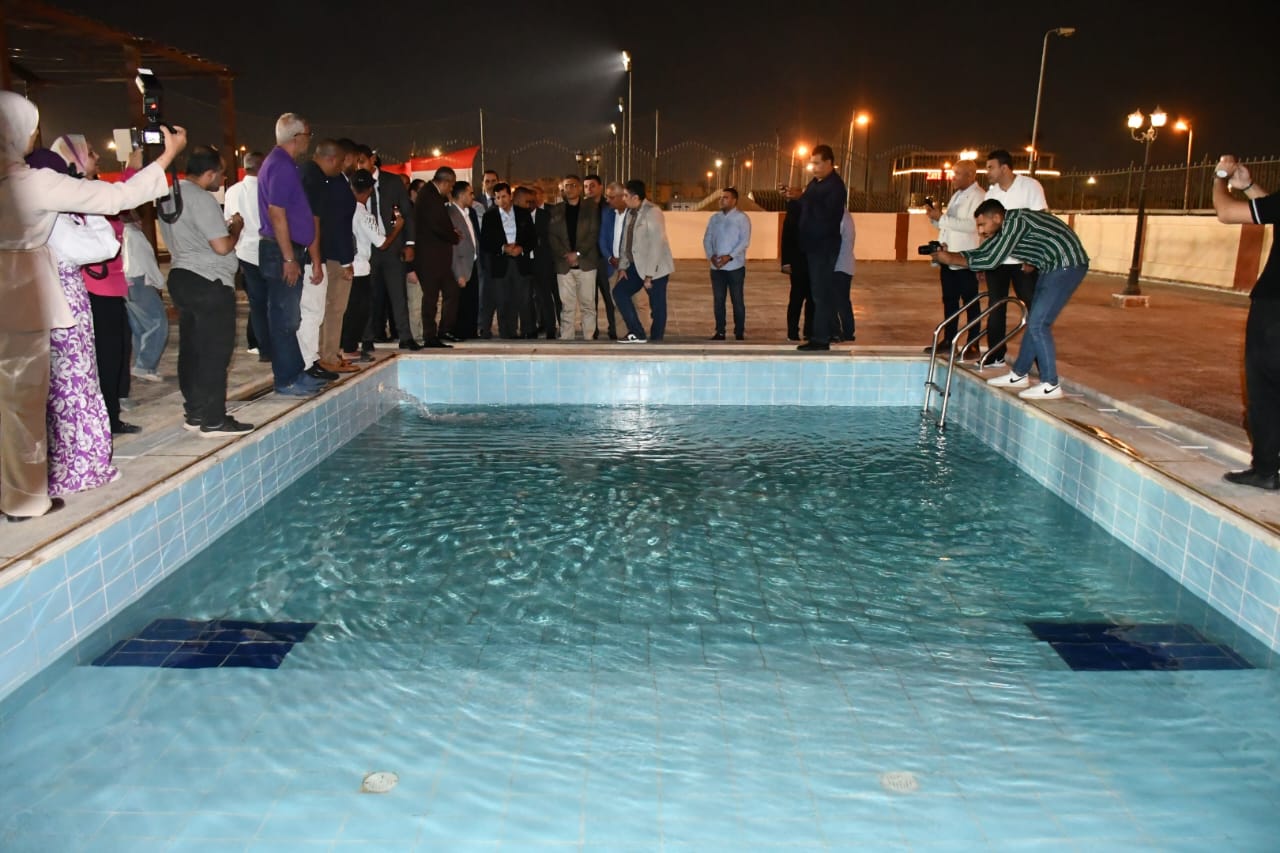 افتتاح حمام سباحة الشيخ زايد (2)