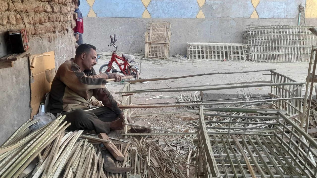 _صناعة الجريد بقنا _صناعة الجريد بقنا