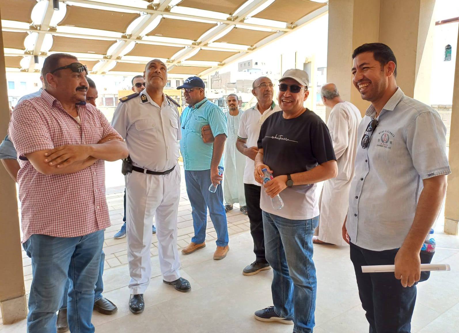 متابعة أعمال لجنة إستلام مشروع تطوير معبد خنوم بمدينة إسنا