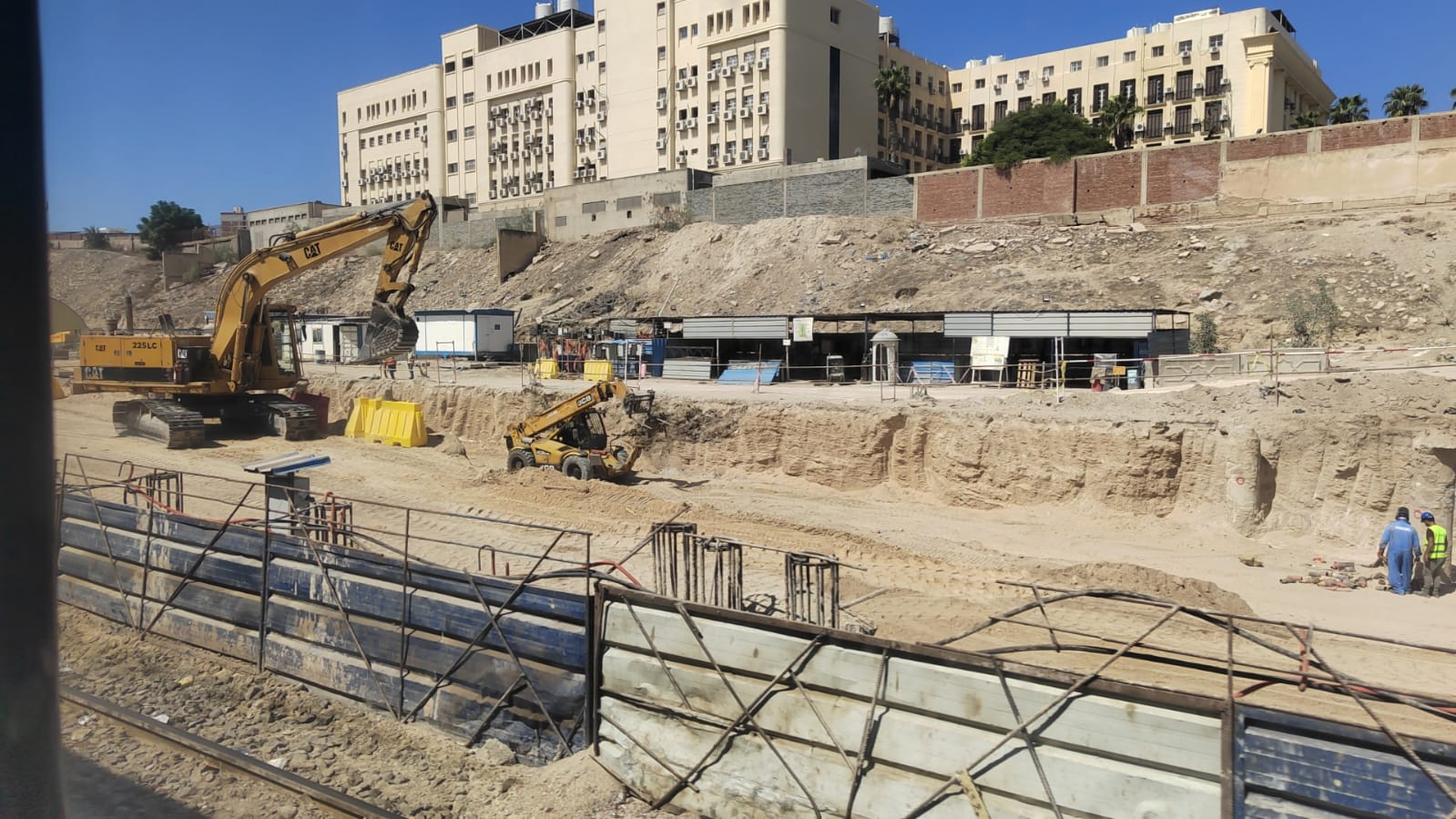 أعمال تنفيذ مشروع مترو الإسكندرية