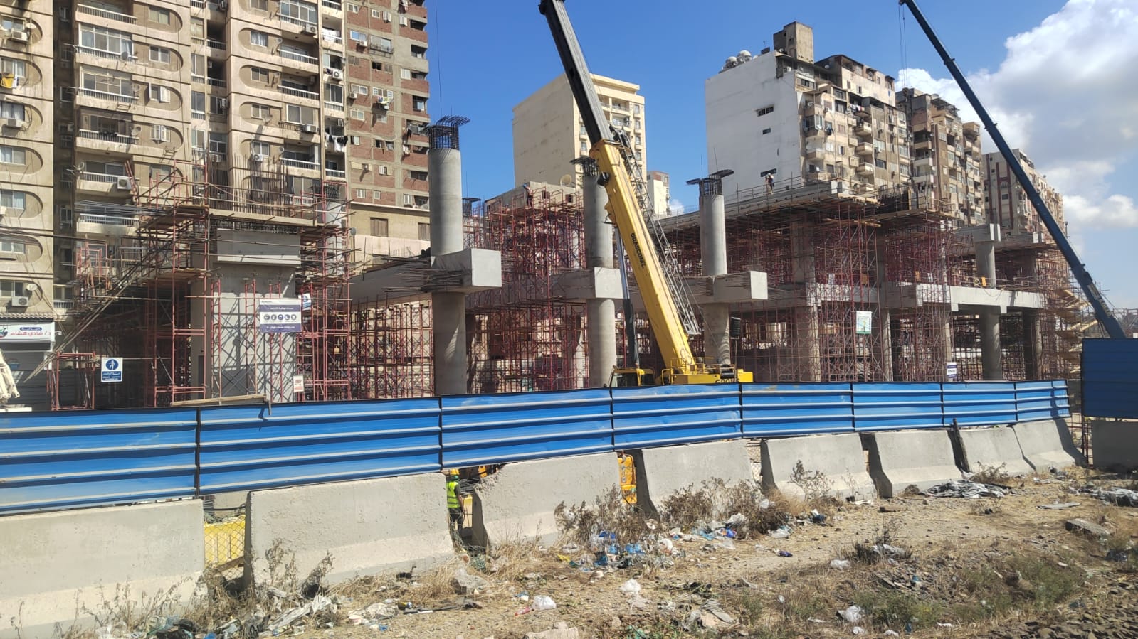 اعمال انشاء مترو الاسكندرية