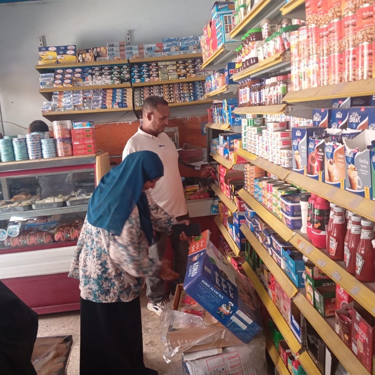 الحملات التموينية على الأسواق بالتعاون مع حماية المستهلك