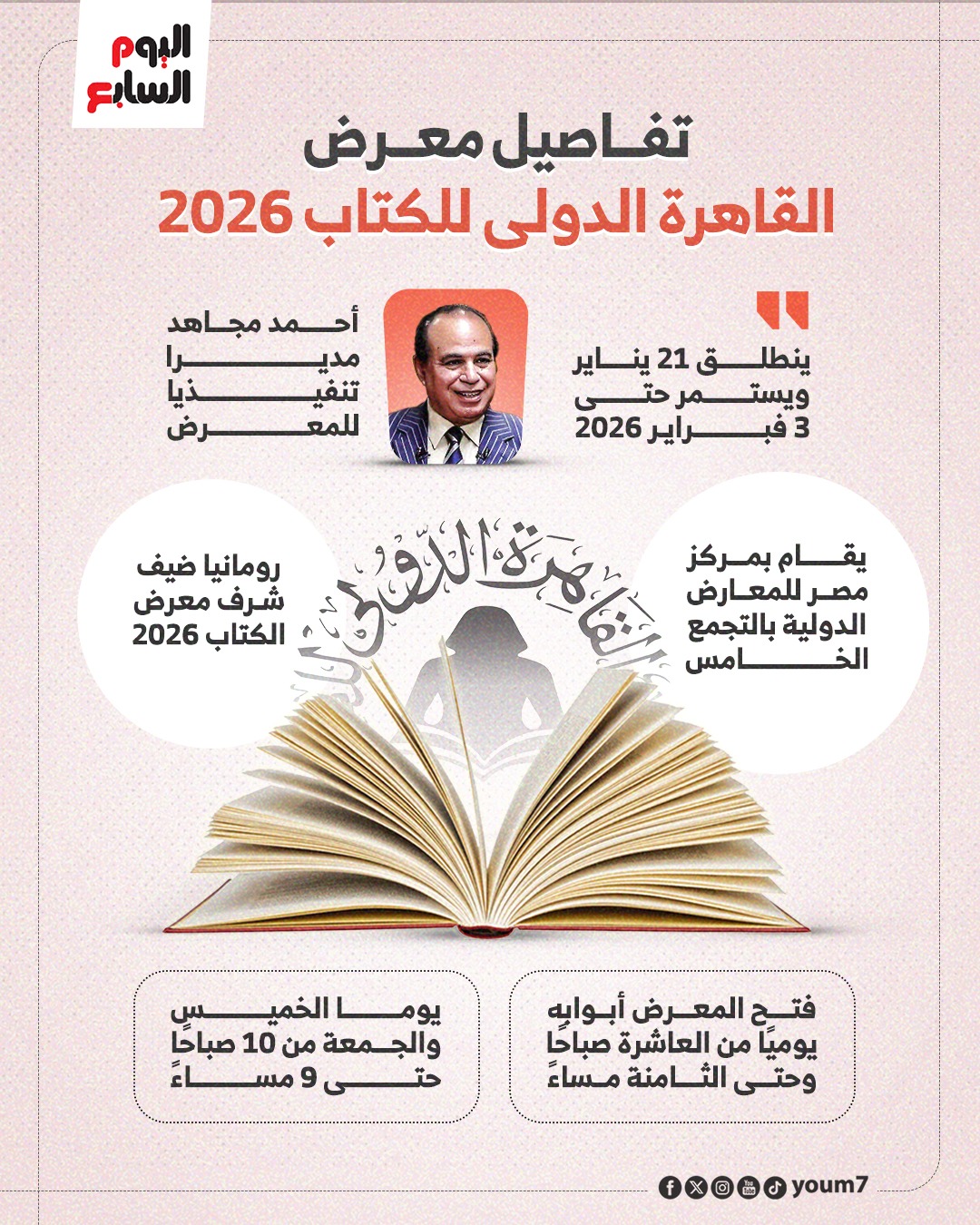 تفاصيل معرض القاهرة الدولي للكتاب 2026